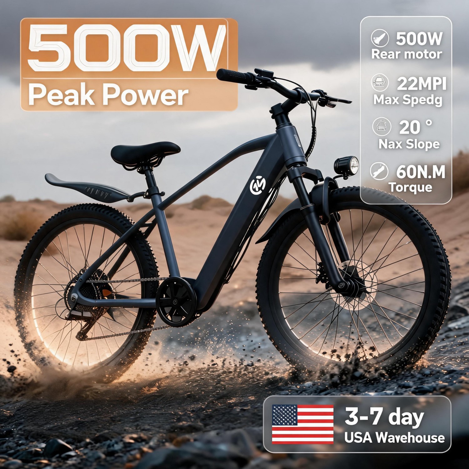Cycling To Commute - Bicicleta eléctrica todoterreno Cyber Monday, bicicleta