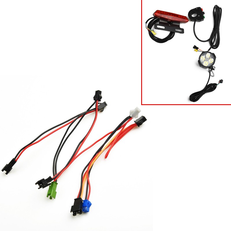 Bike Light Front Rear - Línea de conexión de luz de
