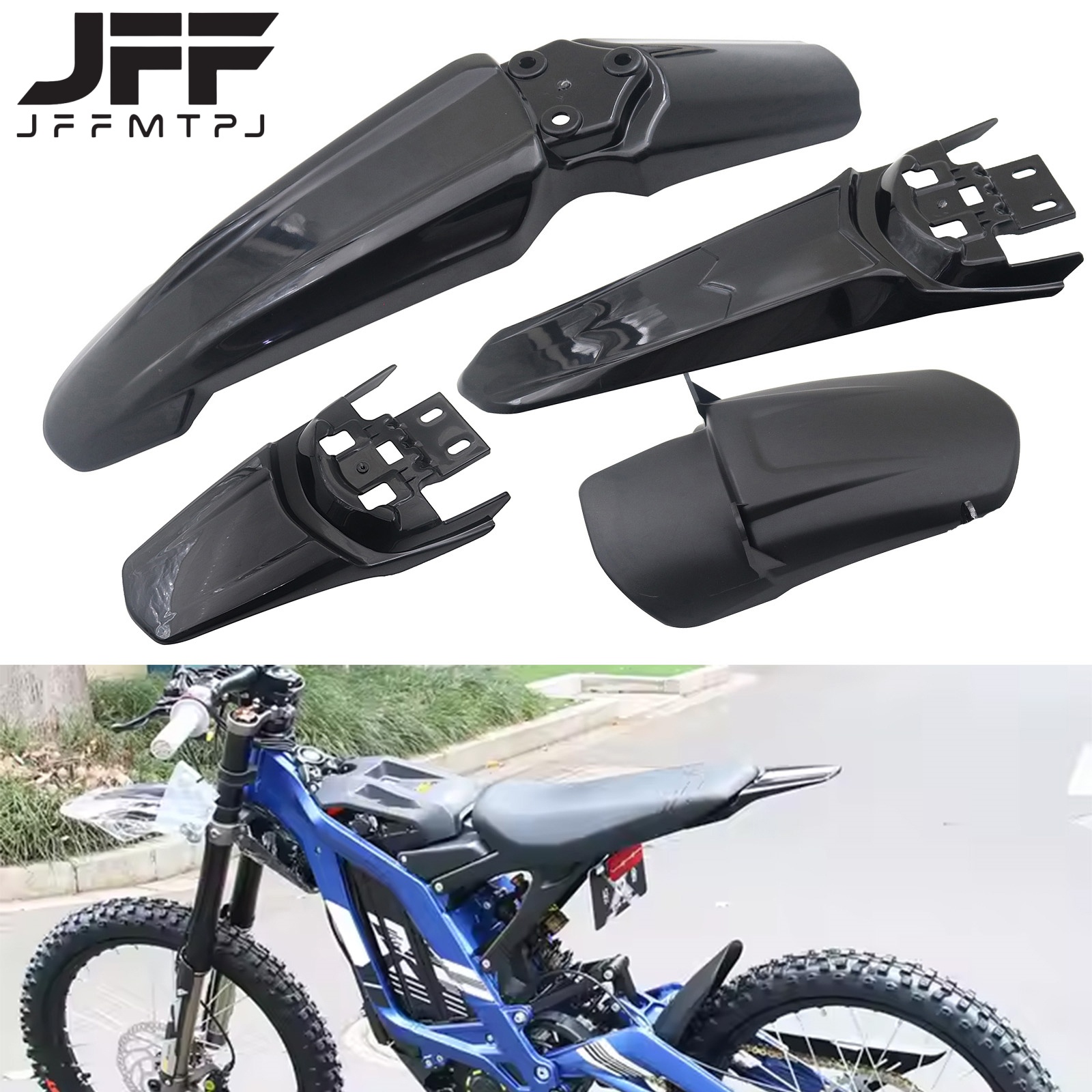 Bike Light Front Rear - Guardabarros de rueda delantera y trasera