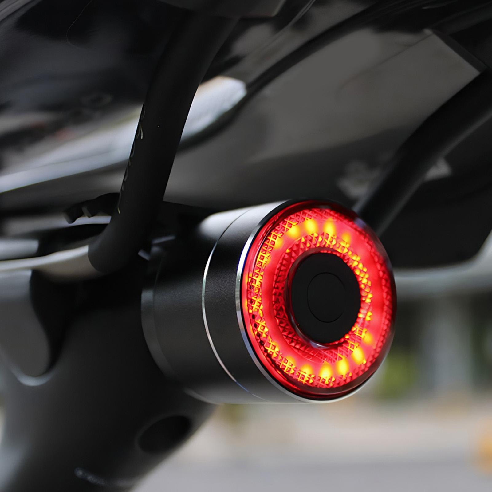 Cycling To Commute - Luz trasera de bicicleta, luz inteligente