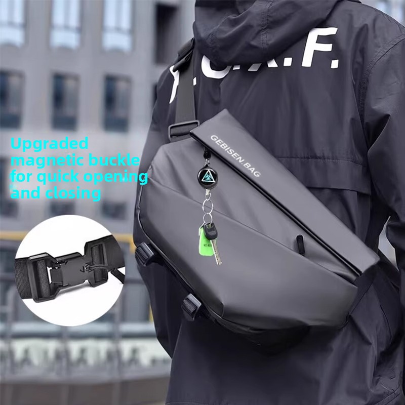 Cycling To Commute - Bolso cruzado con hebilla magnética para