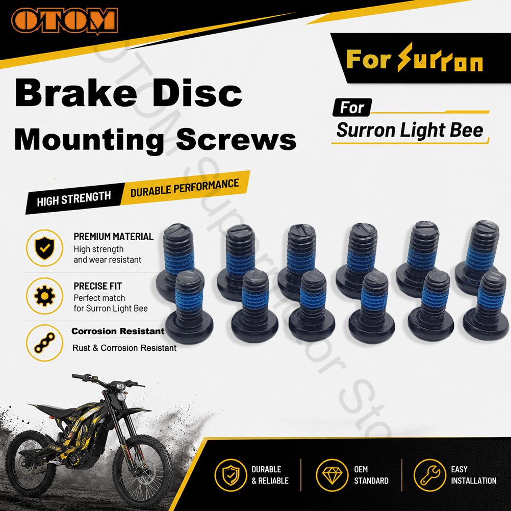 Bike Light Front Rear - Tornillos de Montaje para Disco de