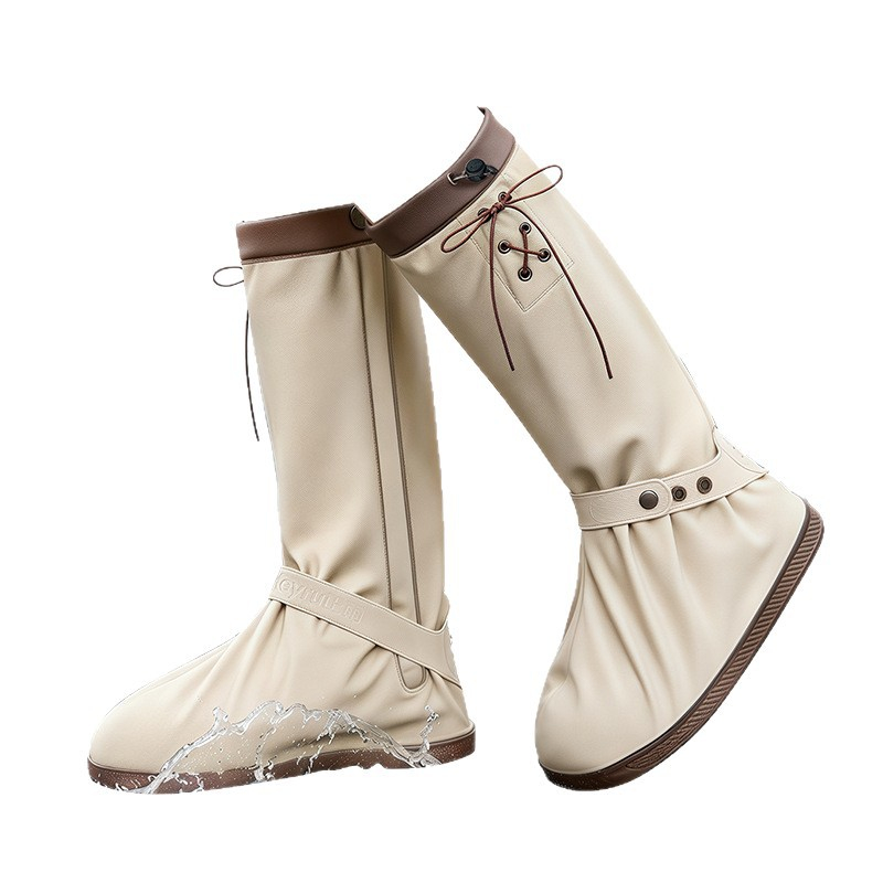 Cycling Commute Shoes - Elegantes Cubrezapatos Impermeables Unisex de Caña