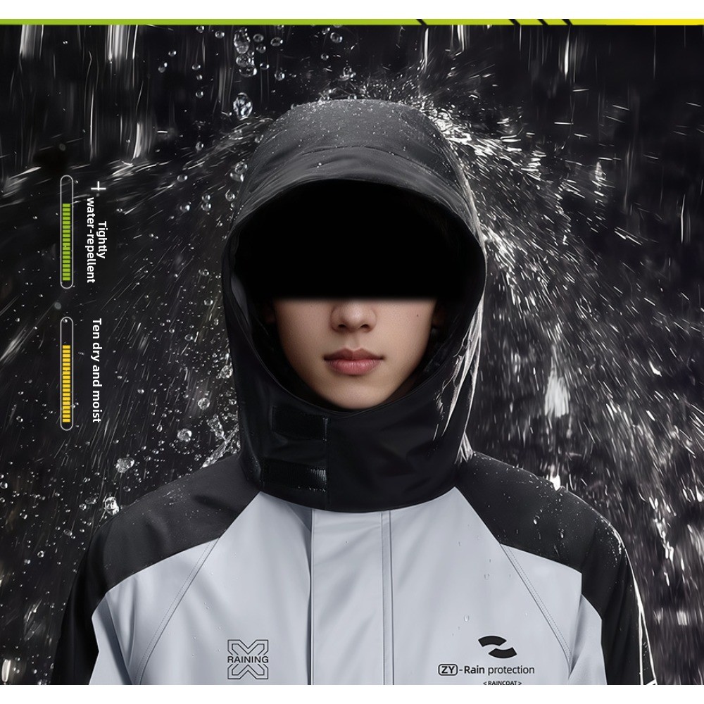 Traje de Lluvia de Dos Piezas  - Cycling Rain Jacket Commute reseña y precio