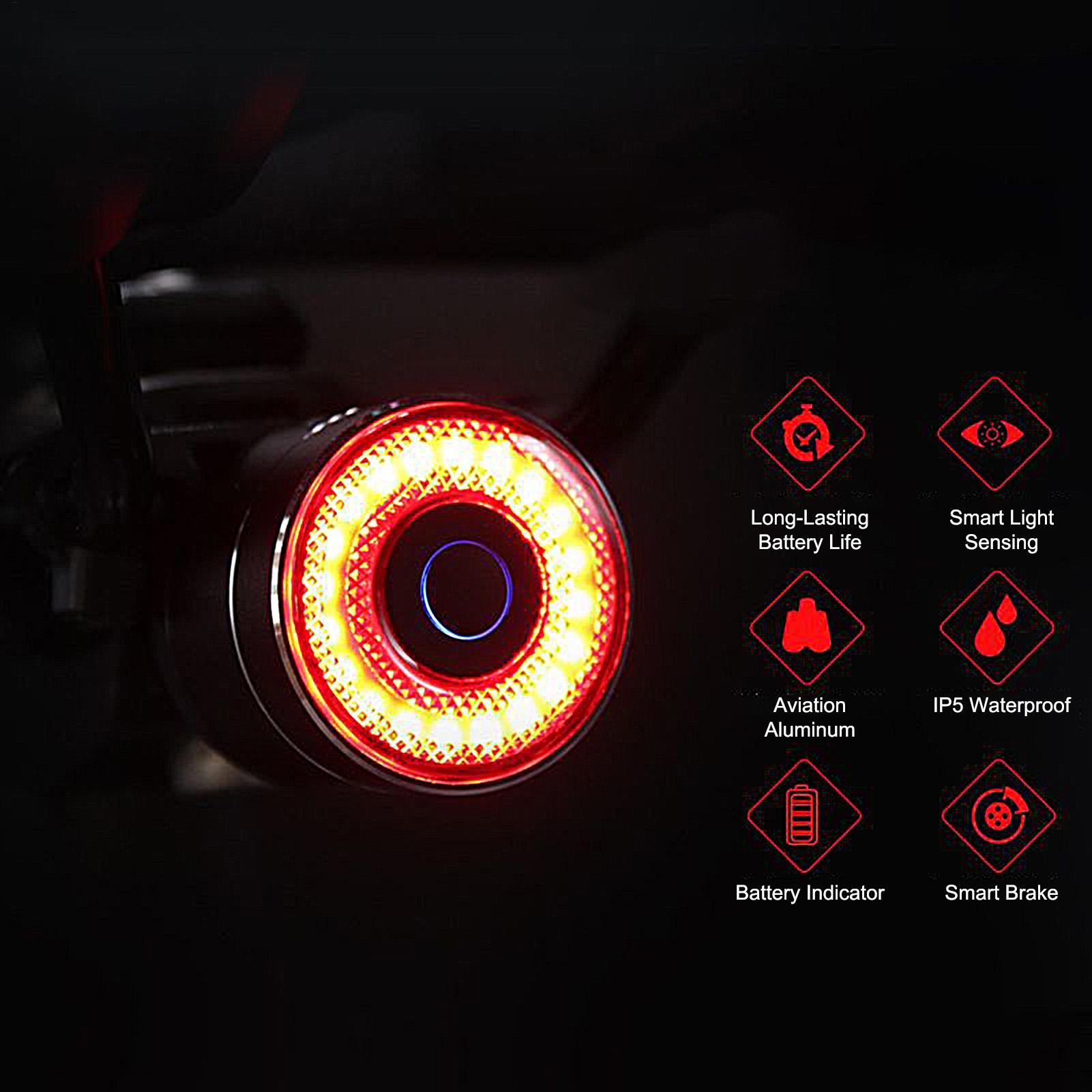 Luz de freno de bicicleta, luz - Cycling To Commute reseña y precio