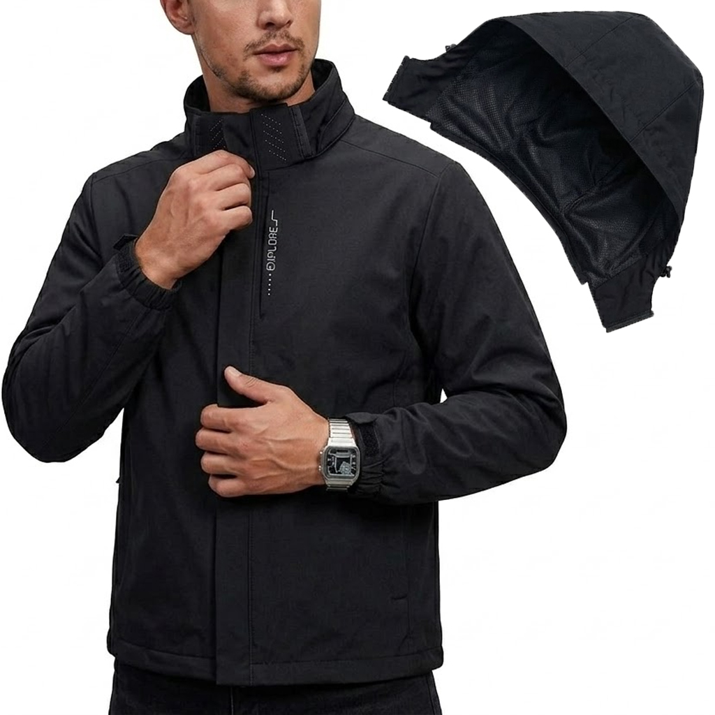 Chaqueta Táctica Impermeable p - Cycling Rain Jacket Commute reseña y precio