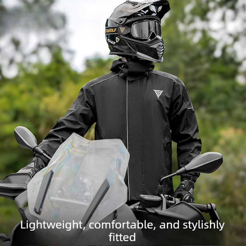 Traje Impermeable para Motocic - Cycling Rain Jacket Commute reseña y precio