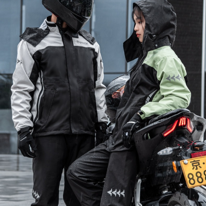 Traje Impermeable para Motocic - Cycling Rain Jacket Commute reseña y precio