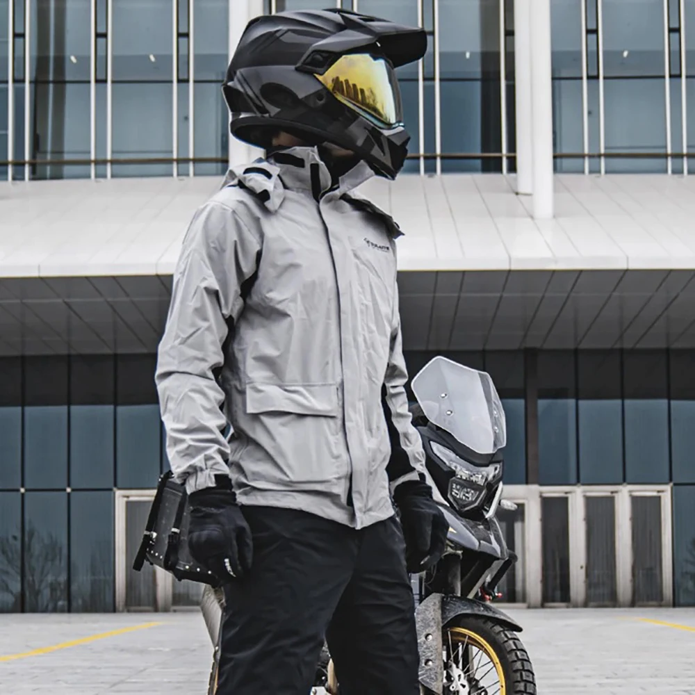 Chubasquero para motocicleta p - Cycling Rain Jacket Commute reseña y precio