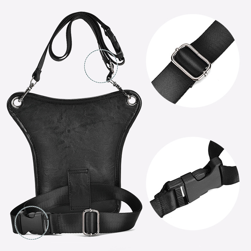 Riñonera de cuero Pu Vintage p - Cycling Commuter Bag reseña y precio