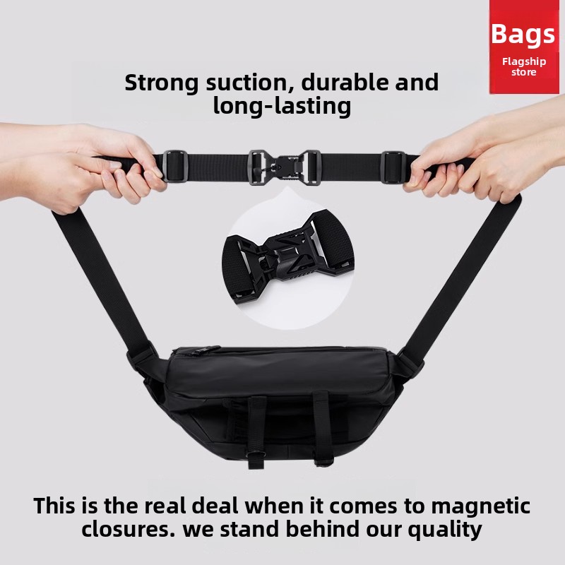 Bolso cruzado con hebilla magn - Cycling To Commute reseña y precio
